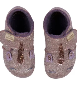 Living Kitzbühel Hjemmesko|Hjemmesko - Uld - Enhjørning - Antico Rosso