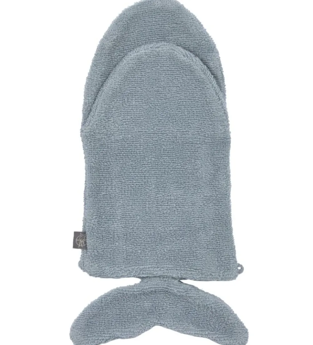 Lässig Vaskeklude|Vaskehandske - Hval - Blå