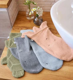 Lässig Vaskeklude|Vaskehandske - Hval - Blå