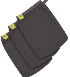 Lässig Vaskeklude>Vaskehandske - 3-pak - Anthracite