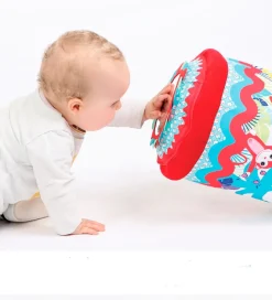 Ludi Motorisk Legetøj|Cylinder - 45x20 cm - Oppustelig - Jungle