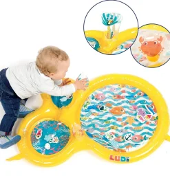 Ludi Legetæpper Og Legegulve>Legemåtte - Vand - 94x63 cm - Gul