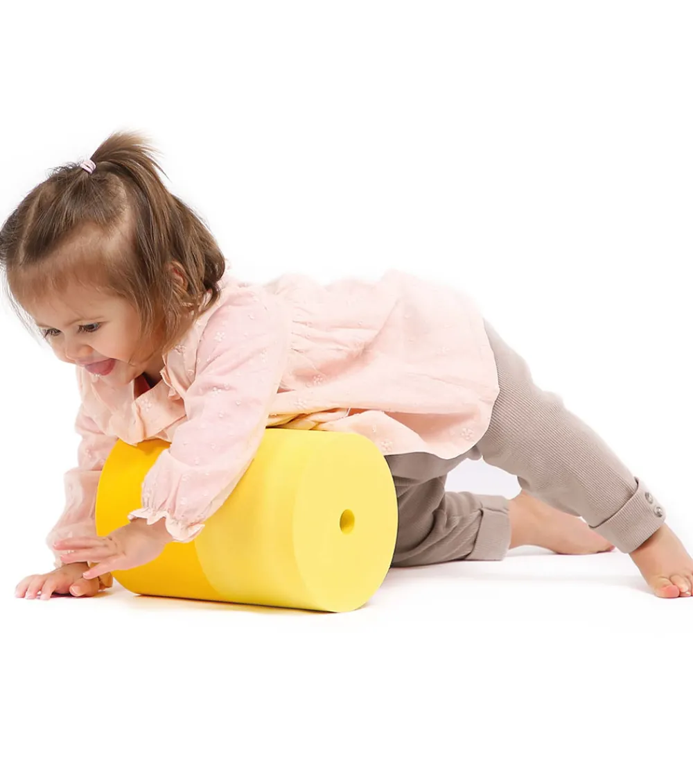 Ludi Tumledyr|Motorisk Legetøj>Motorikklodser - Skum - Blå/Gul