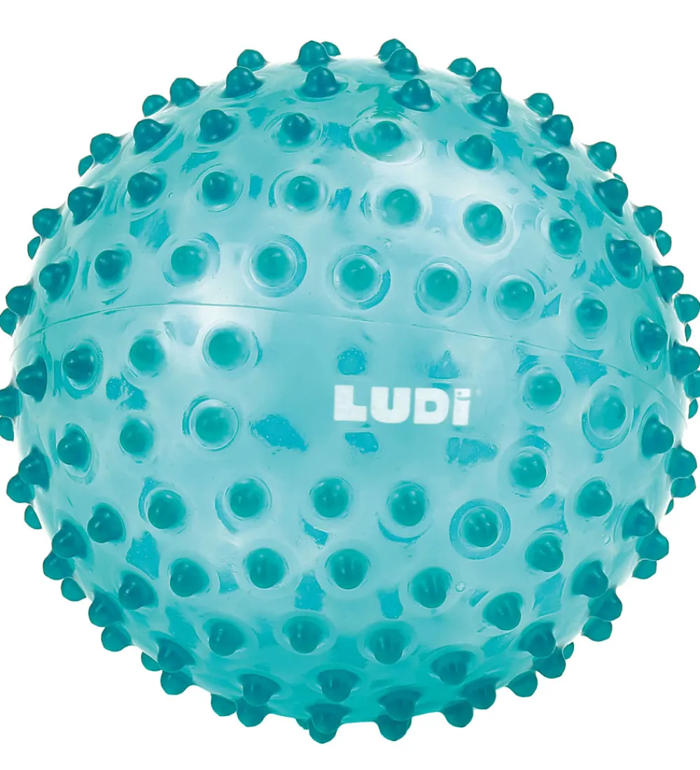 Ludi Bolde>Sansebold - 20 cm - Blå m. Massageknopper