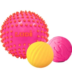 Ludi Bolde|Sansebolde - 3 stk. - Pink