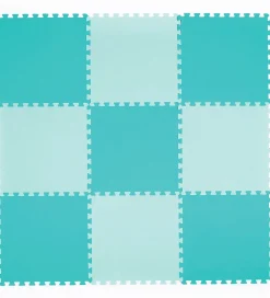 Ludi Legetæpper Og Legegulve>Skumgulv - 9 Dele - 145x145 cm - Grøn