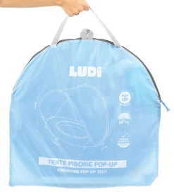 Ludi Legetelte|Legetelte></noscript>Skyggetelt - UV50 - 115x80 cm - Blå/Mint