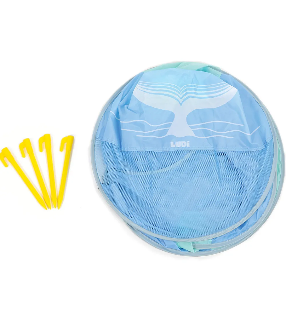 Ludi Legetelte|Legetelte>Skyggetelt - UV50 - 100x63 cm - Blå/Mint