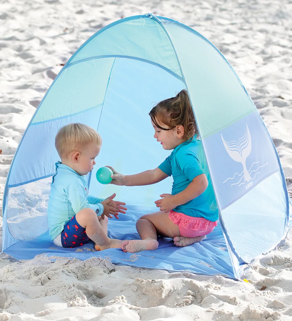 Ludi Legetelte|Legetelte>Skyggetelt - UV50 - 100x63 cm - Blå/Mint