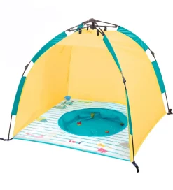 Ludi Badebassin|Legetelte|Skyggetelt m. Bassin - UV 50+ - Gul