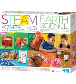 4M Maling>Videnskabssæt - Steam Plus - Jord Videnskab
