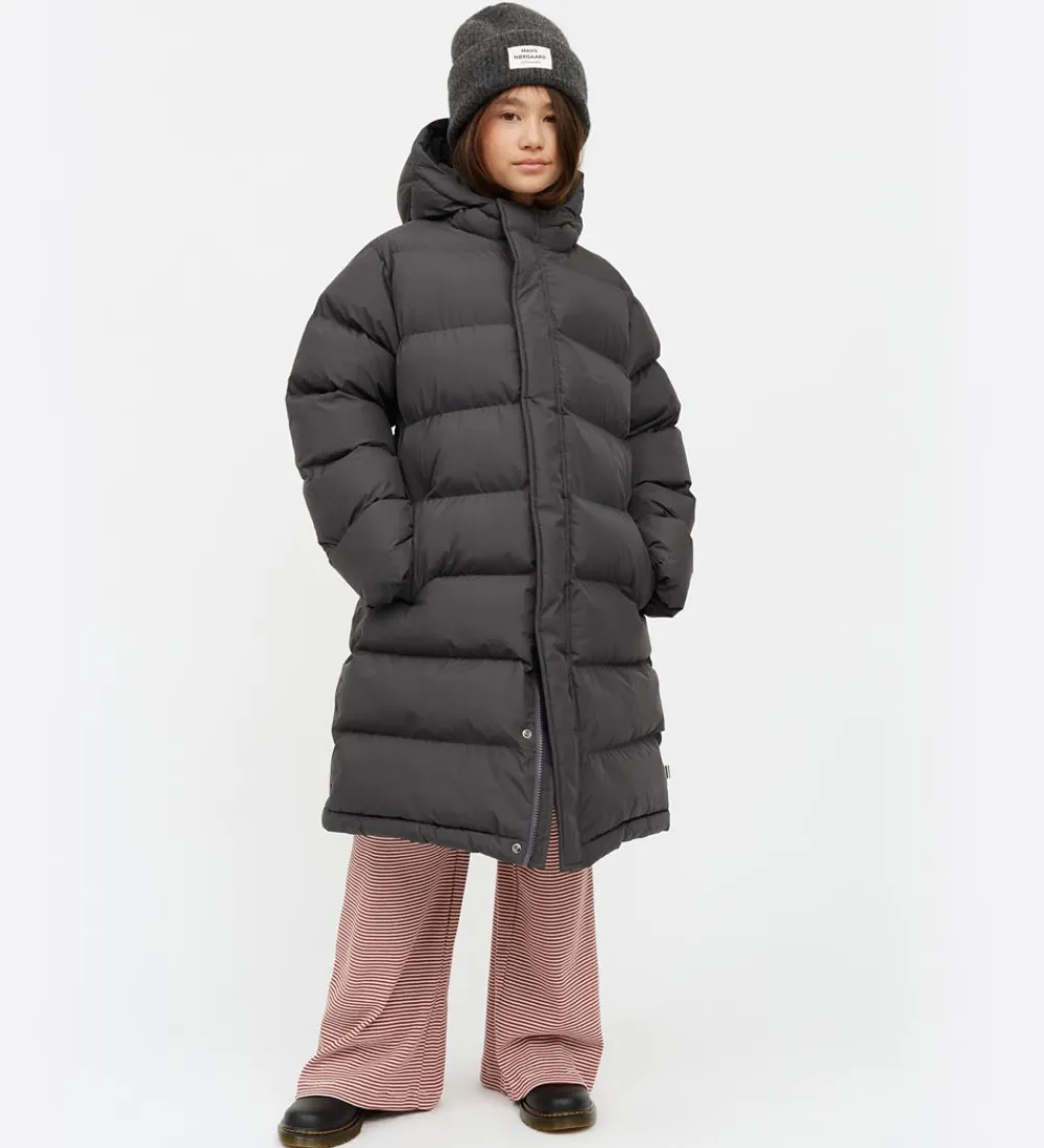 Børn Mads Nørgaard Overgangsjakker|Dunjakker Og Dynejakker|Dynefrakke - Light Ripstop Jolina - Asphalt