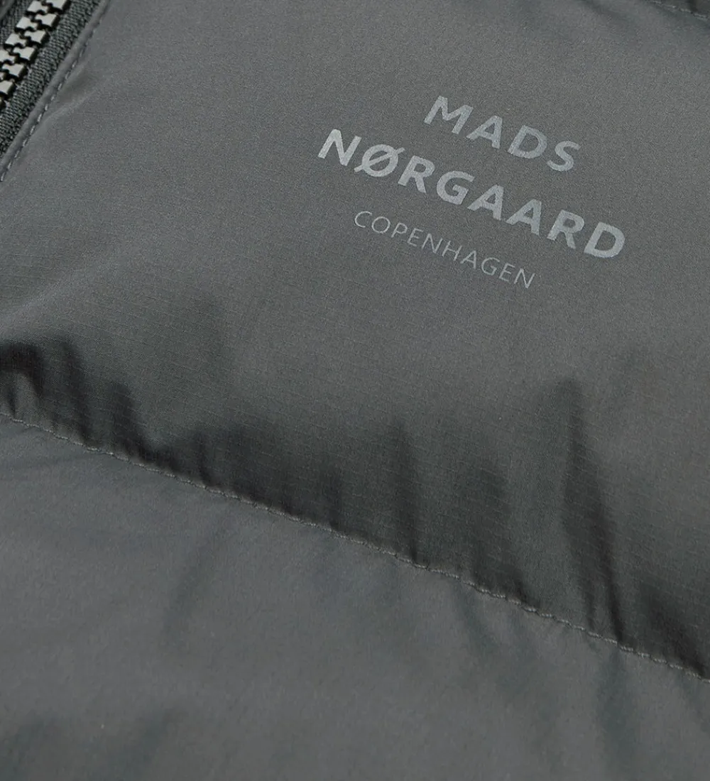 Børn Mads Nørgaard Overgangsjakker|Dunjakker Og Dynejakker>Dynejakke - Light Ripstop Junino - Asphalt