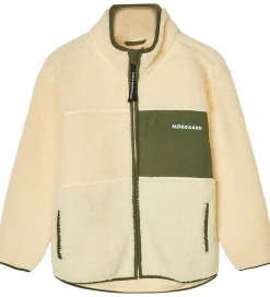 Børn Mads Nørgaard Fleece|Fleecejakke - Teddy - Jeffo - Vanilla Custard m. G