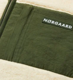 Børn Mads Nørgaard Fleece|Fleecejakke - Teddy - Jeffo - Vanilla Custard m. G