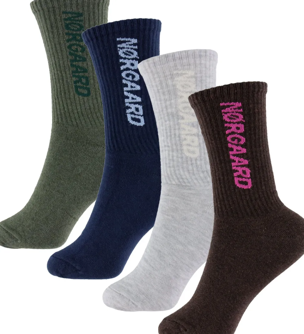 Børn Mads Nørgaard Strømper>Strømper - Sock Box Logo Step up - 4-pak - Multi