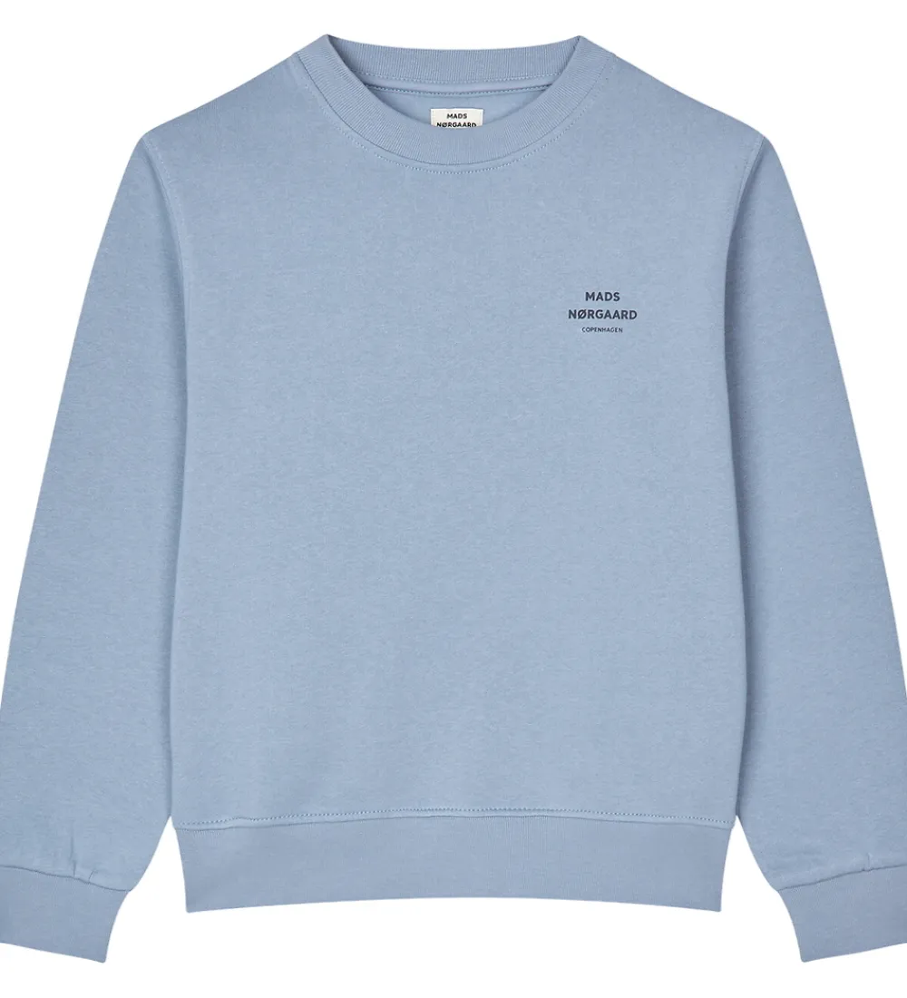 Børn Mads Nørgaard Sweatshirts|Sweatshirt - Solo - Faded Denim