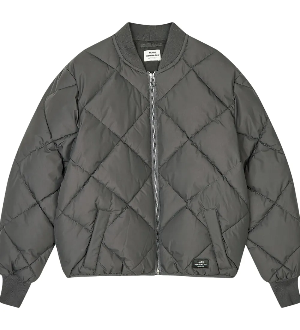 Børn Mads Nørgaard Termotøj>Termojakke - Quiltet - Light Ripstop Harris - Asph