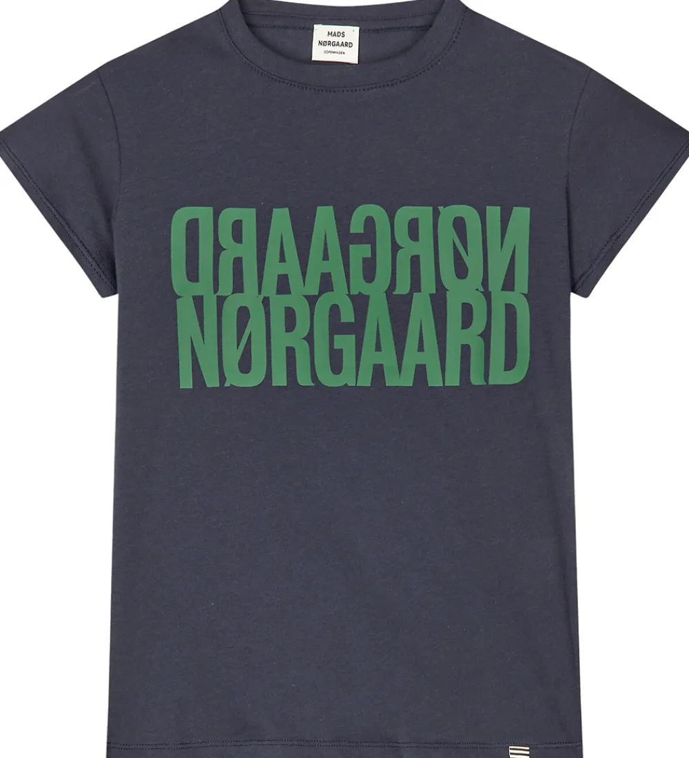 Børn Mads Nørgaard T-Shirts>T-shirt - Tuvina Logo - Parisian Night