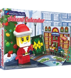 Julekalender Magnetlegetøj|Konstruktionslegetøj|Magna-Tiles - 34 Dele - MicroMAGS