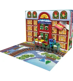 Julekalender Magnetlegetøj|Konstruktionslegetøj|Magna-Tiles - 34 Dele - MicroMAGS