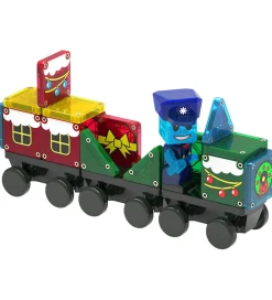 Julekalender Magnetlegetøj|Konstruktionslegetøj|Magna-Tiles - 34 Dele - MicroMAGS