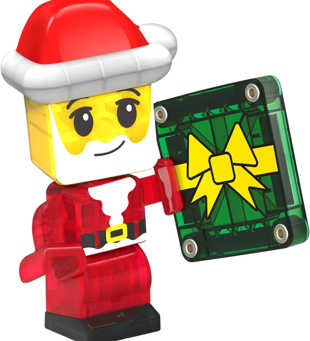 Julekalender Magnetlegetøj|Konstruktionslegetøj|Magna-Tiles - 34 Dele - MicroMAGS