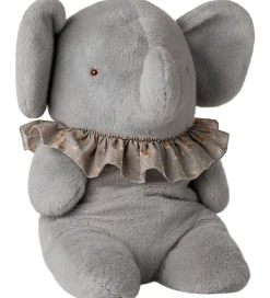 Maileg Bamser|Bamse - Plyselefant- Stor - Blå/Grå