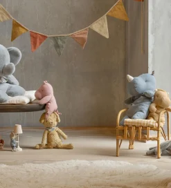 Maileg Bamser|Bamse - Safari Friends - Næsehorn - Medium - Støvet Blå