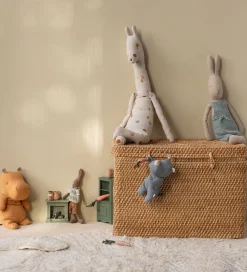 Maileg Bamser>Bamse - Safari Friends - Næsehorn - Lille - Støvet blå