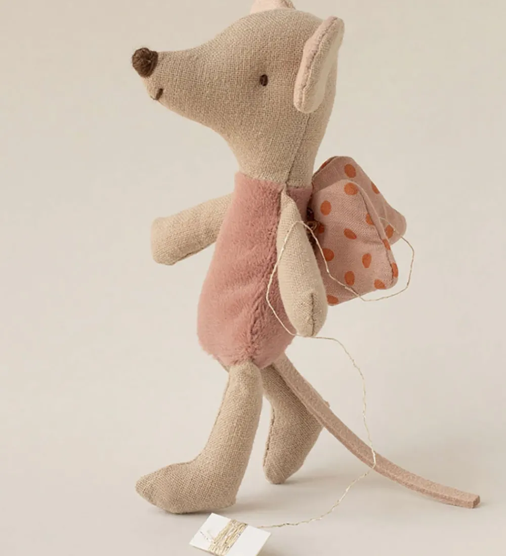 Maileg Dukker Og Tilbehør|Fe-mus - Lillesøster - Rosa