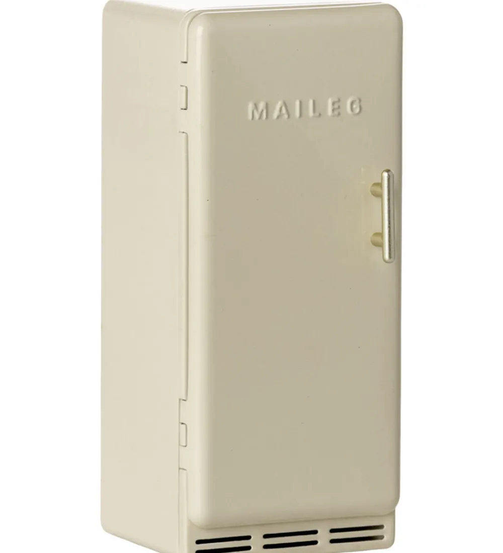 Maileg Dukker Og Tilbehør|Køleskab - Mus - Råhvid