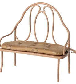 Maileg Dukker Og Tilbehør|Miniature Vintage Bænk - Mini - Rosa