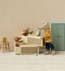 Maileg Dukker Og Tilbehør|Mus - Baby Mus i Tændstikæske - Rosa