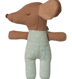 Maileg Dukker Og Tilbehør>Mus - Babymus i Tændstikæske - Blå