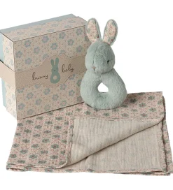 Maileg Gribelegetøj>Ranglesæt - Harerangle/Stofble- Mint