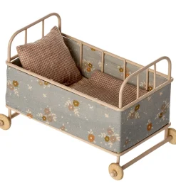 Maileg Dukker Og Tilbehør>Tremmeseng - Mikro - Pudder