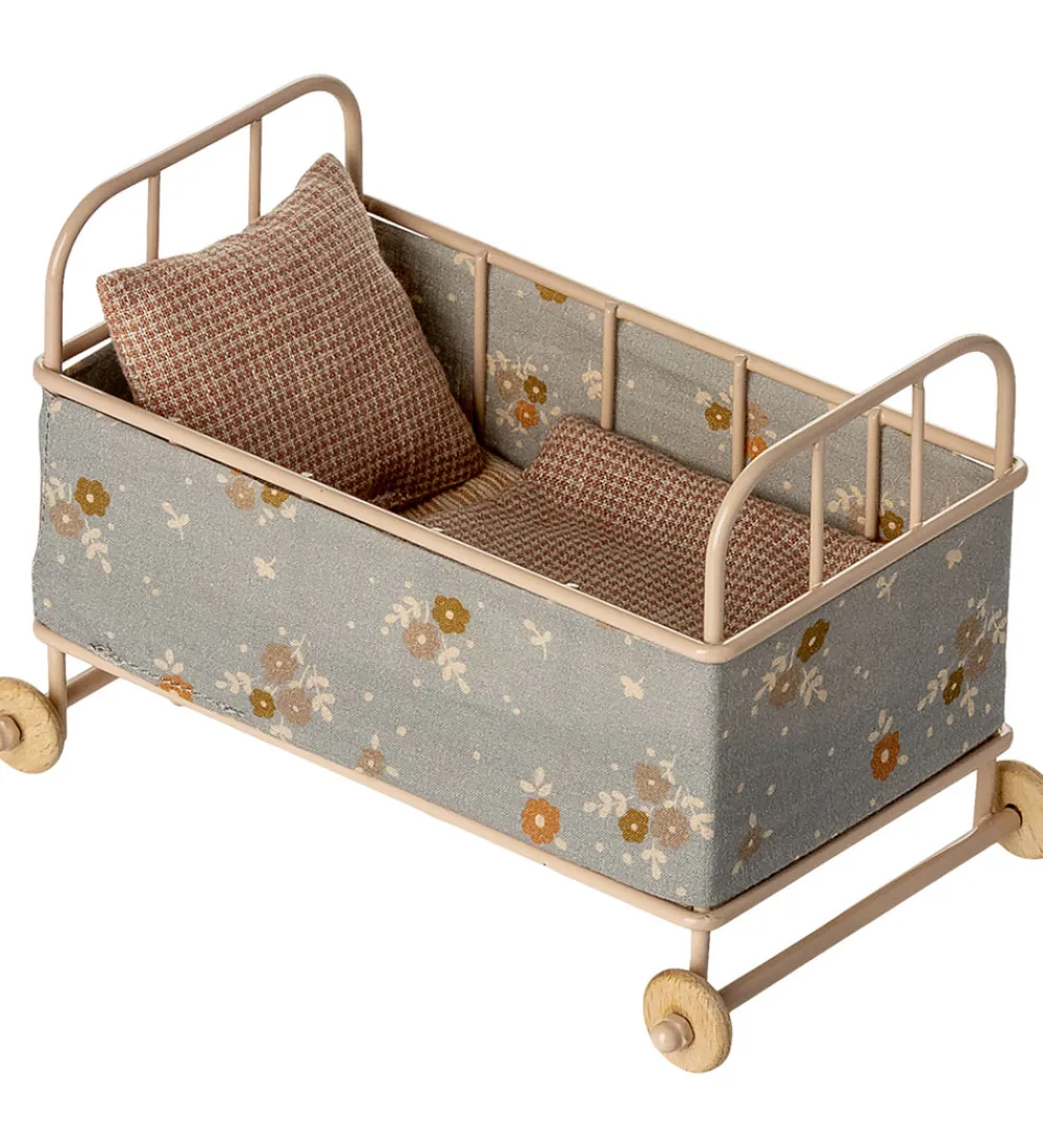 Maileg Dukker Og Tilbehør>Tremmeseng - Mikro - Pudder