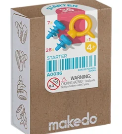 MakeDo Kreativ Leg|Kreasæt|Værktøj til Pap - Starter - 36 Dele