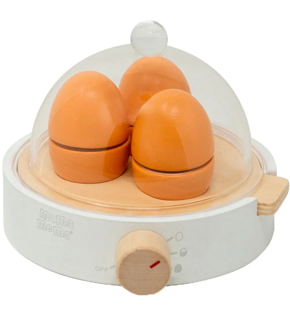 MaMaMeMo Legekøkken Og Legemøbel|Æggekoger - Hvid