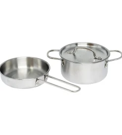 MaMaMeMo Legekøkken Og Legemøbel|Gryde og Pande Sæt - Metal