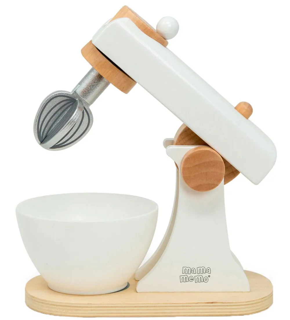 MaMaMeMo Legekøkken Og Legemøbel|Røremakine m. Redskaber - Hvid