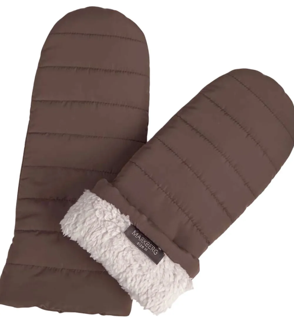 Børn Markberg Handsker Og Luffer>Luffer - CelinaMBG - Mørkebrun