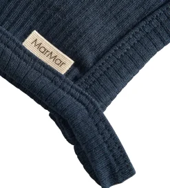 Børn MarMar Babyhjelme|Babyhjelm - Rib - Hoody - Pilot Navy