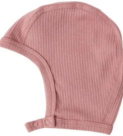 Børn MarMar Babyhjelme>Babyhjelm - Rib - Modal - Rose Parfait