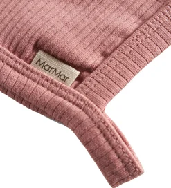 Børn MarMar Babyhjelme>Babyhjelm - Rib - Modal - Rose Parfait