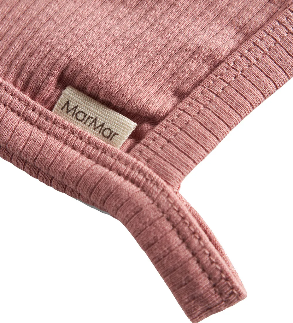 Børn MarMar Babyhjelme>Babyhjelm - Rib - Modal - Rose Parfait