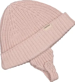 Børn MarMar Babyhjelme>Babyhue - Bomuld/Uld - Ala - Cream Taupe