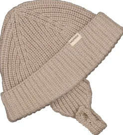 Børn MarMar Babyhjelme|Babyhue - Bomuld/Uld - Ala - Oyster Grey