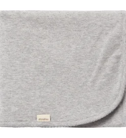 Børn MarMar Tæpper|Børneværelset>Babytæppe - 80x80 cm - Alida - Noos - Lysegråmeleret